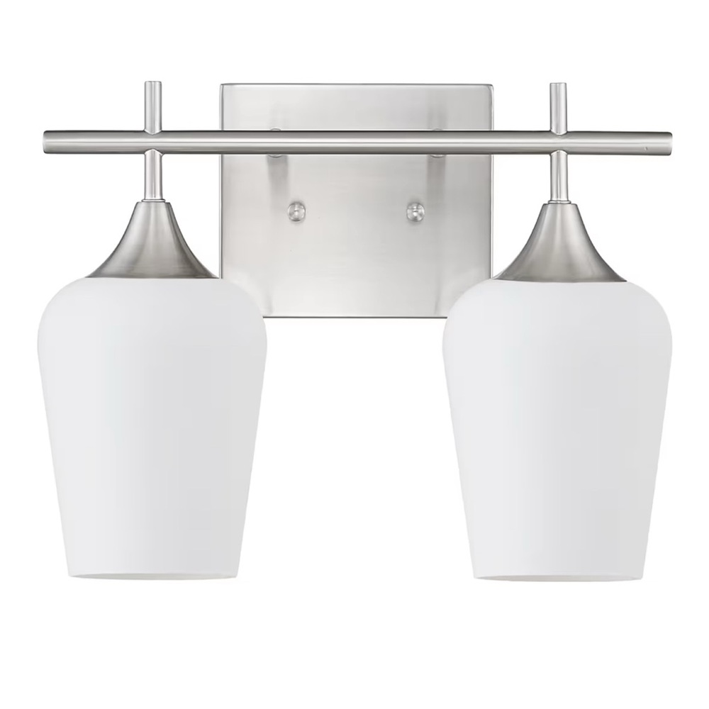 Modern White and Silver Bathroom Vanity Light. Home decor. - Picture 9 of 11